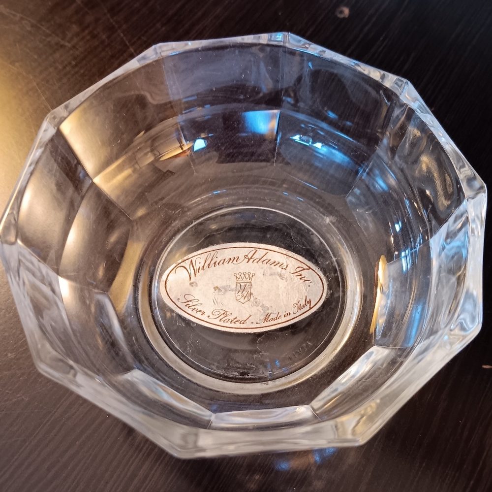 CLEAR GLASS ITALIAN BOWL